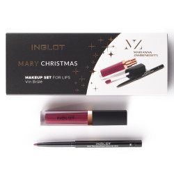 INGLOT x Mary Christmas Set Labbra Vin Brûle