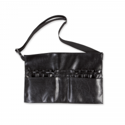 Cintura Pennelli In Eco-Pelle Nera